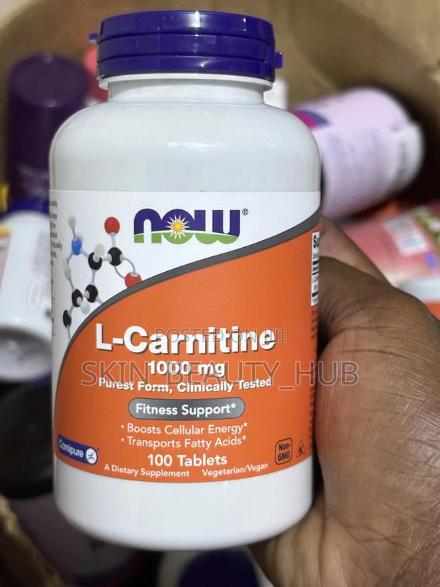 Now L-Carnitine 1000mg 100 Tablets · Photo 2