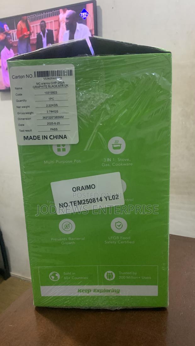 Oraimo Multipot S1 Lite 6l Energy-Saving Electric Pot photo 5