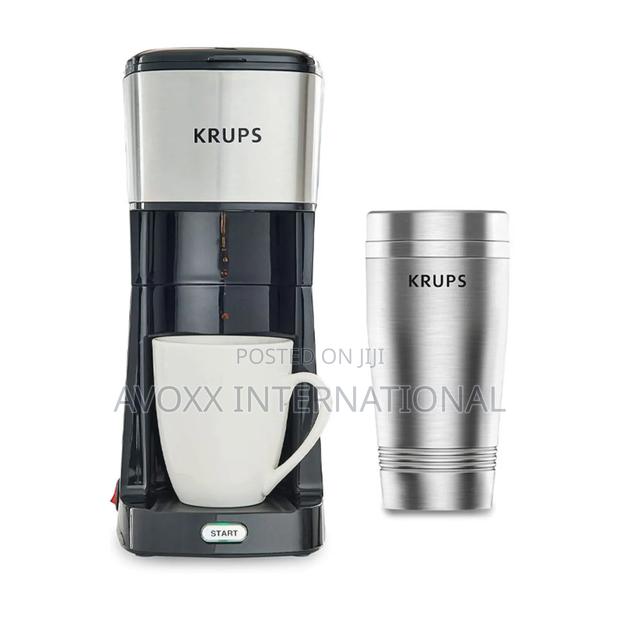 Krups Brew Single S. Coffee Maker With Stainless Steel Travel Tumbler