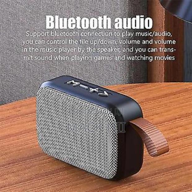 Fabric Speaker Bluetooth Wireless Connection Portable Outdoor (Grey)
