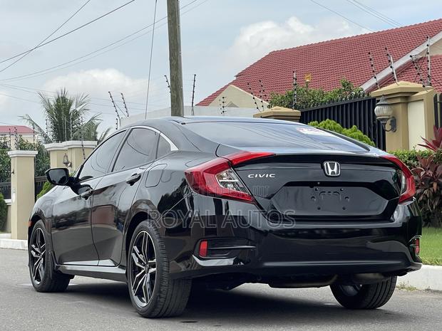 Honda Civic LX Sedan 2018 Black photo 5