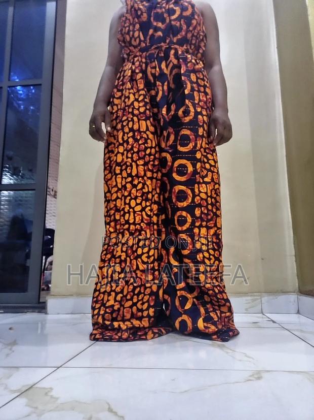 African Print Palazzo Jump Suit
