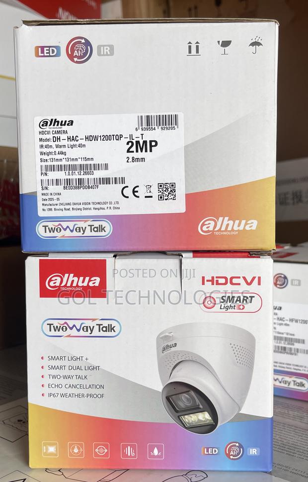 Dahua 2 Way Audio Camera With Smart Light Dh - Hac -Hdw1200tqp - Il -T · Photo 4
