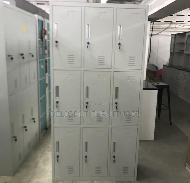 9 Lockers Office Cabinet