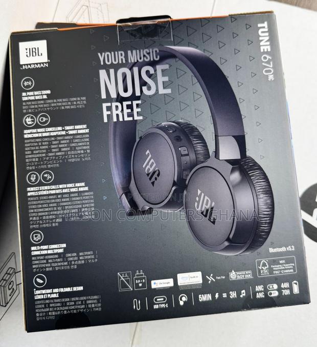 JBL Tune 670nc - Adaptive Noise Cancelling Wireless on-Ear Headphones photo 2