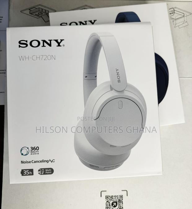 Sony Wh-Ch720n Wireless Over-Ear Headphones - Black photo 2