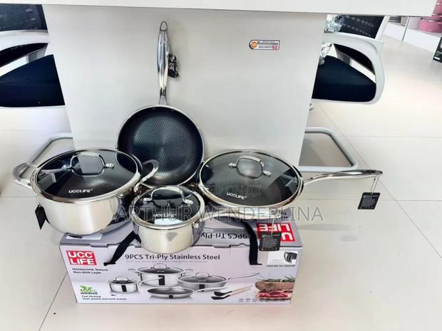 Uuuc Life Cooking Ware 9 Pieces Stainless Steel · Photo 3