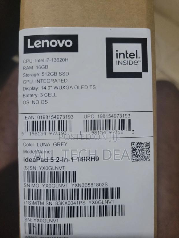 New Lenovo IdeaPad 5 Slim 13th Gen i7 16GB Intel Core i7 SSD 512GB · Photo 4