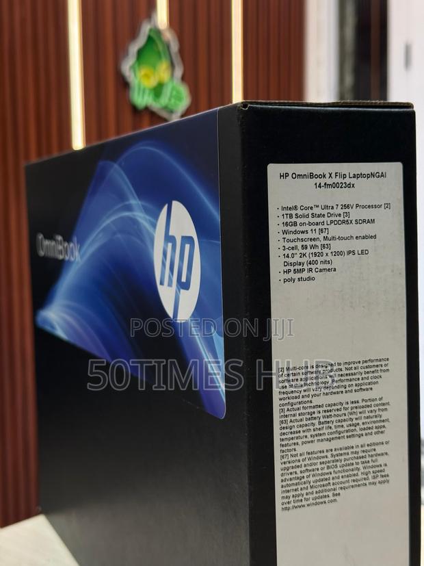 New Laptop HP OmniBook X Flip 14" 16GB Intel Core Ultra 7 SSD 1T photo 3