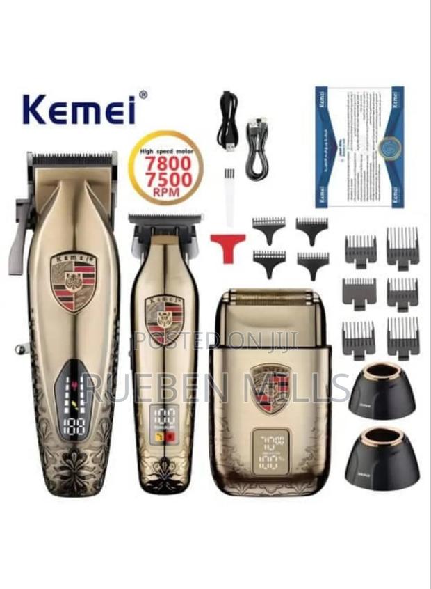 7800rpm High Speed Motor 3 in 1 Barbering Shaving Machine Hair Clipper · Photo 2