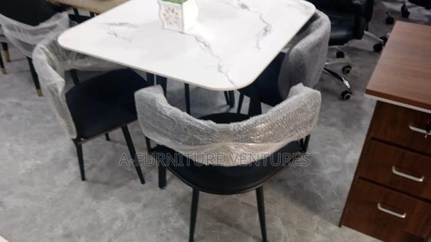 Marble Glass Dining Table photo 2