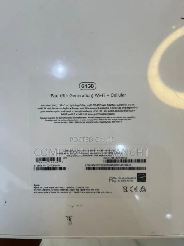 New Apple iPad 10.2 (2021) 64 GB Gray photo 3