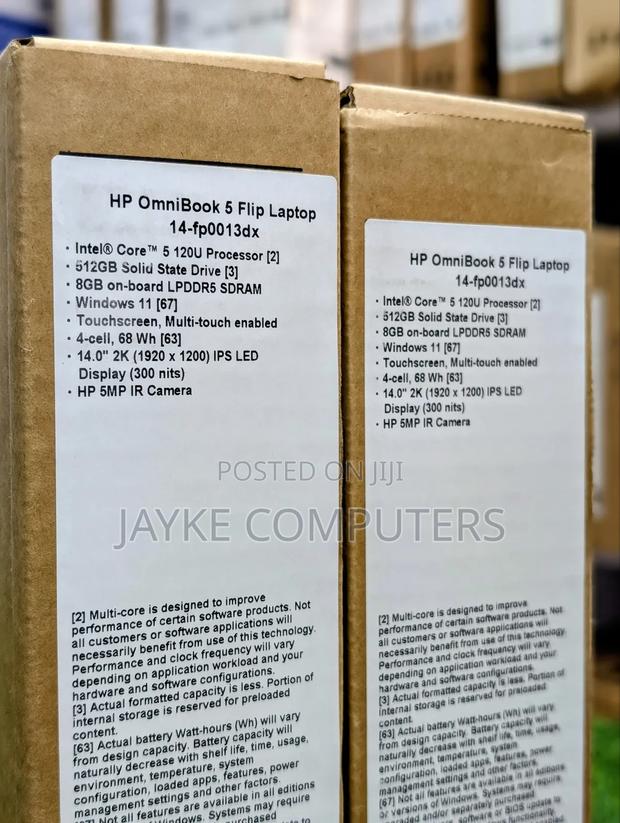 New Laptop HP OmniBook 5 Flip 8GB Intel Core 5 SSD 512GB photo 3
