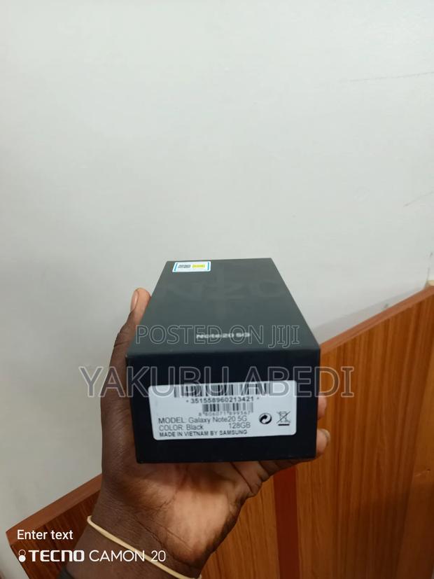New Samsung Galaxy Note 20 5G 128 GB Black · Photo 4
