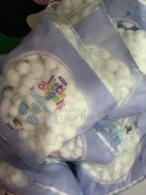 200pcs Little Angels Cotton Wool Balls - Reduced to Clear