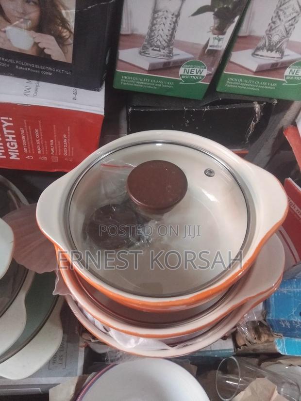 3 PCS Gradient Ceramic Soup Pot Set · Photo 4