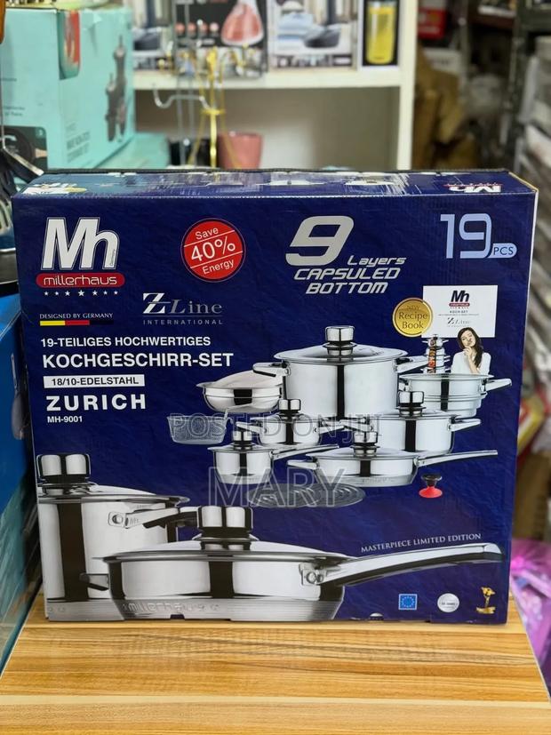 High Quality German Stainless Steel Cookware Set