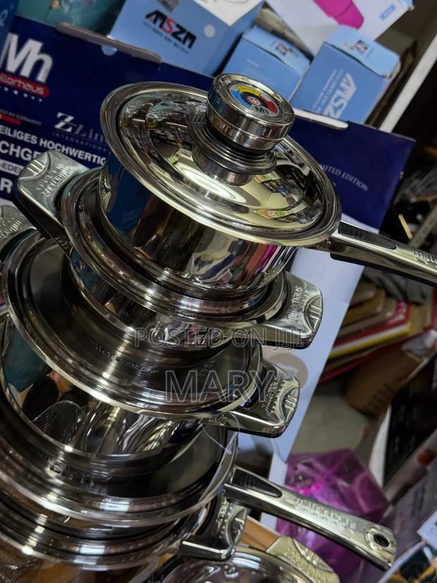 High Quality German Stainless Steel Cookware Set photo 6