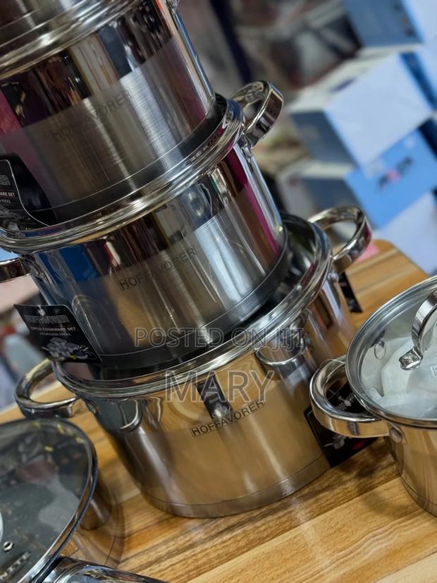 Hoffavorer Stainless Steel Cookware Set High Quality photo 2