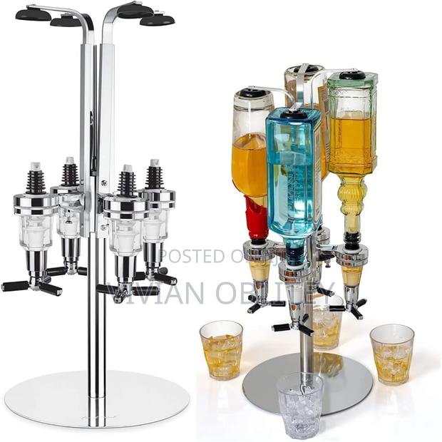 Rotary 6 Bottle Stand Dispenser