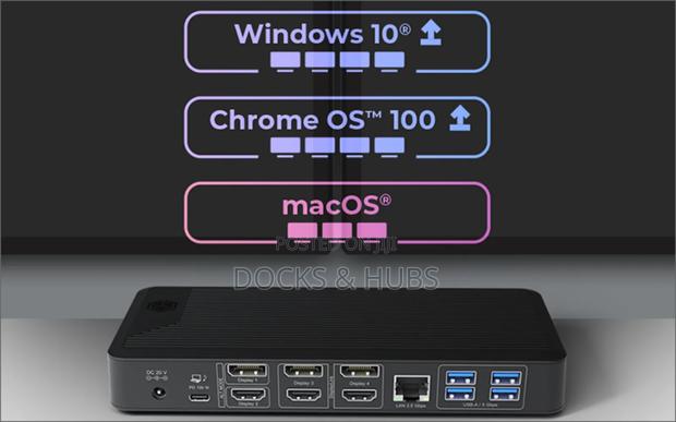 Icy Box Usb-C Docking Station (15-in-1) - 4 Monitors Display photo 3