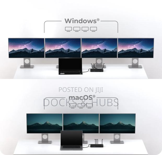 Icy Box Usb-C Docking Station (15-in-1) - 4 Monitors Display photo 6