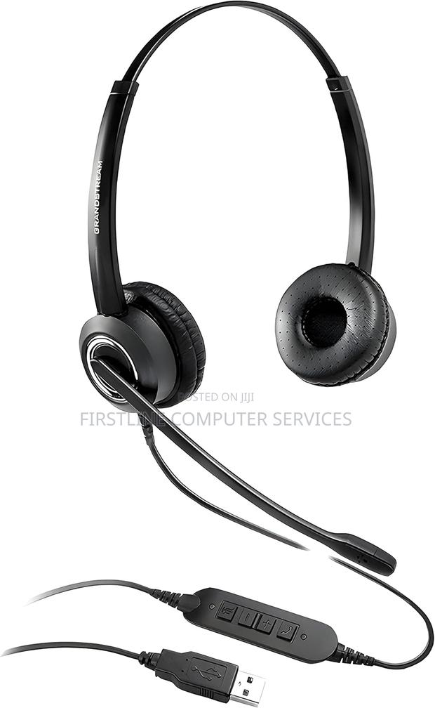 Grandstream Guv3000 Stereo Headset, Usb