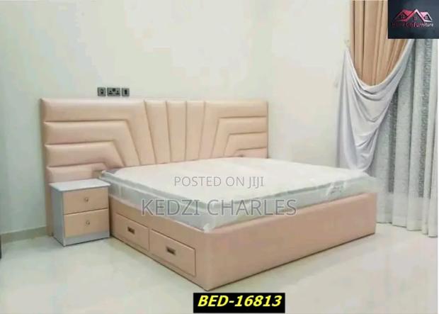 King Size Bed and Bed Frame With Side Drawer