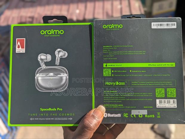Oraimo Spacebuds Pro Premium 50db Hybrid Anc True Wireless Earbuds photo 3