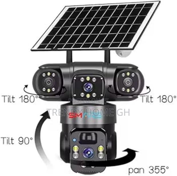 Smart Solar CCTV With Sim Night Vision Motion Sensor photo 2
