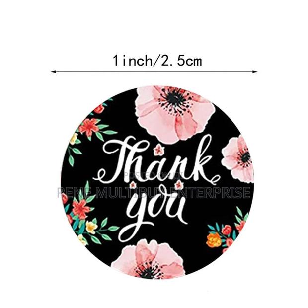 Assorted Mini Thank You Stickers (1inch/2.5cm)