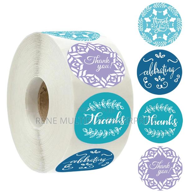 Assorted Mini Thank You Stickers (1inch/2.5cm)