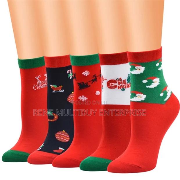 Adults Cotton Christmas Socks