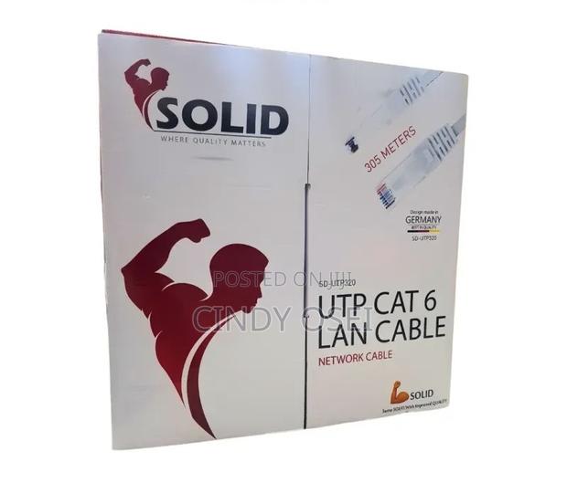 Solid Cat 6 Cable - Utp - 305 MTR Box