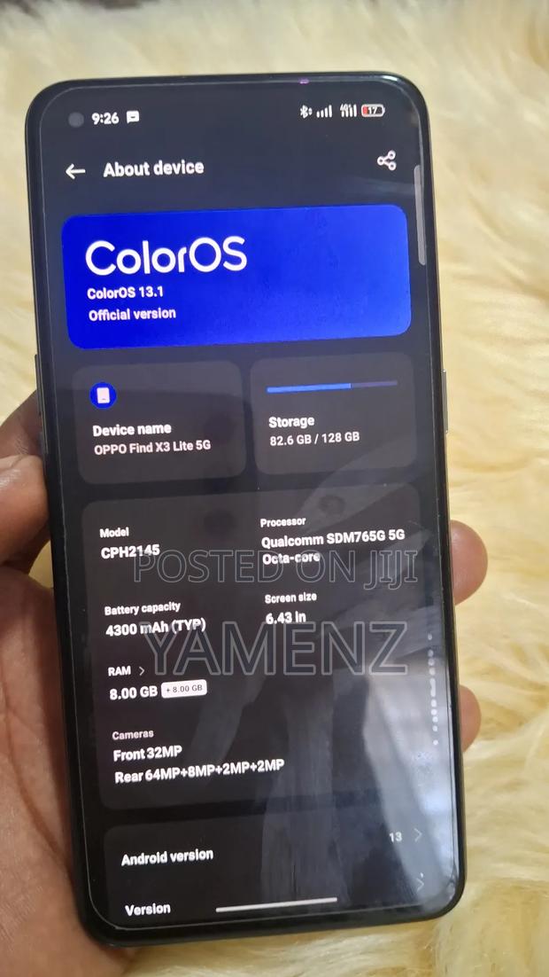 Oppo Find X3 Lite 128 GB Black