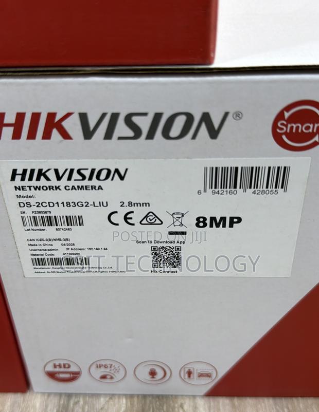 Hikvision Network Cameras Ds-2cd1183g2-Liu 8mp photo 3