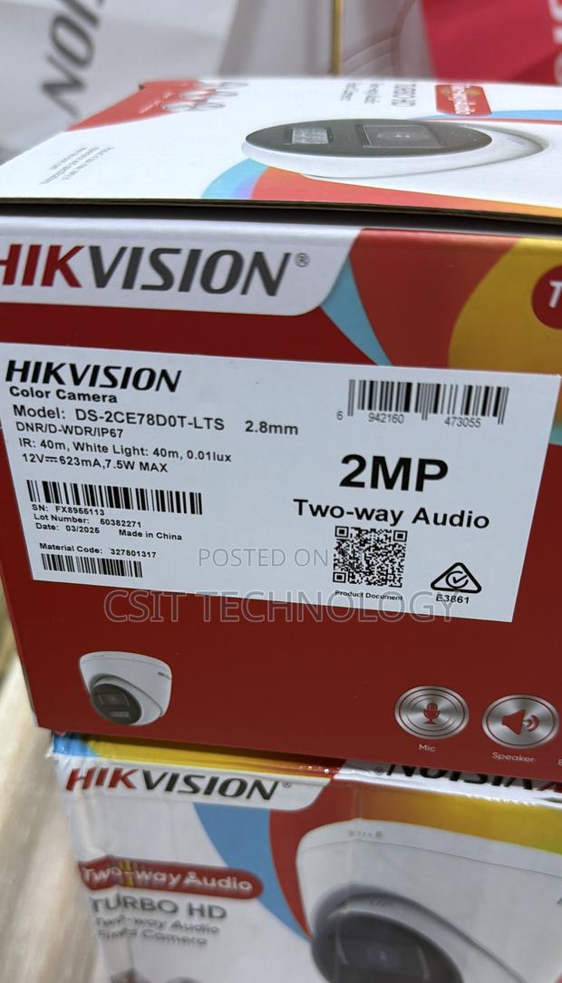 Hikvision Color Camera Ds-2ce78d0t-LTS 2mp photo 3
