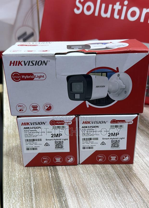 Hikvision Color Camera Ds-2ce16d0t-LPFS 2mp