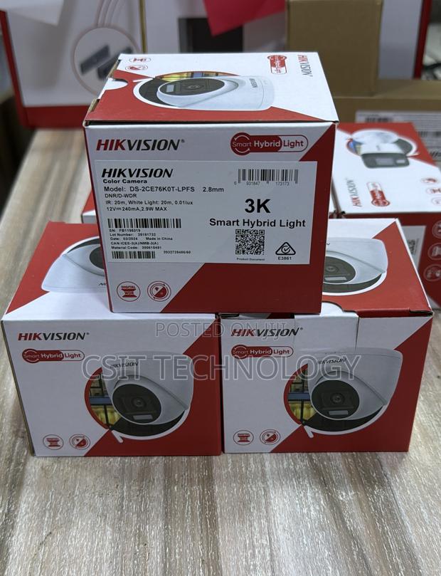 Hikvision Color Camera Ds-2ce76k0t-LPFS photo 2
