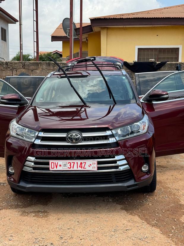 Toyota Highlander Limited Platinum 2019 Burgundy