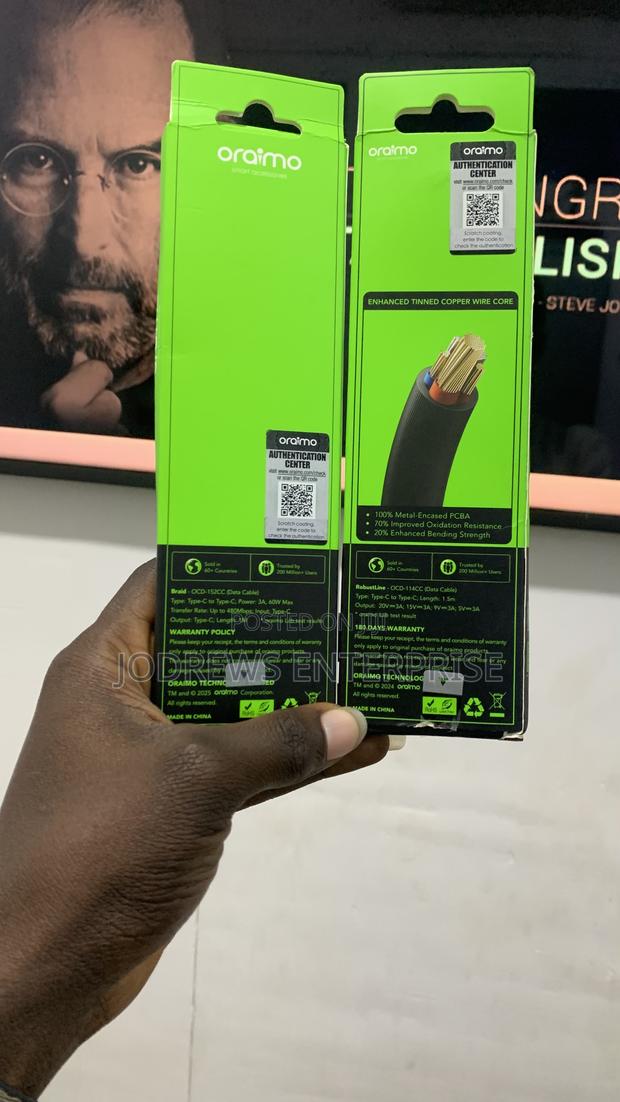 Oraimo Robustline 60w Type-C to Type-C Cable photo 2