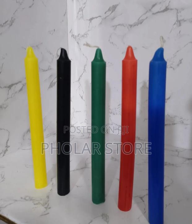 Candle ( Full Pack 45ghc) Colour Mixture (2pcs 15ghc) Green, Red, · Photo 4