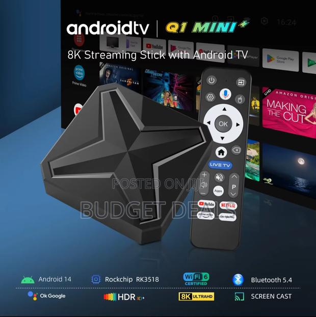 Q1 Mini+ Smart Streaming Android Tv Box photo 11