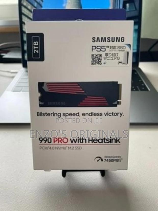 2tb Ps5 Storage Samsung 990 Pro Original Sealed With Heatsink.
