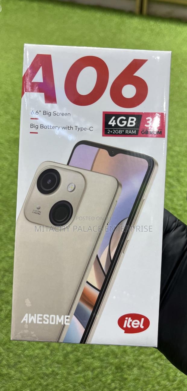 New Itel A06 32 GB Black photo 4