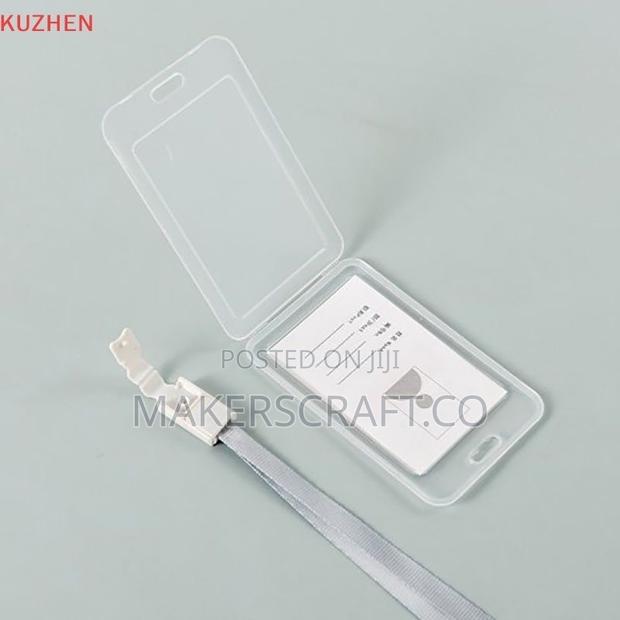 Id Holder / Card Holder, Colored Transparent. Id Badge. photo 3