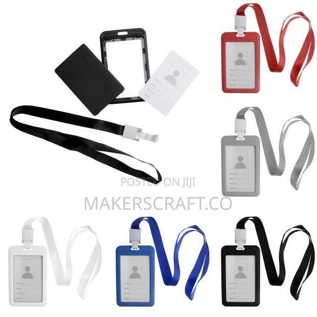 Id Holder / Card Holder, Colored Transparent. Id Badge. photo 4