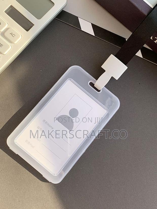 Id Holder / Card Holder, Colored Transparent. Id Badge. photo 2