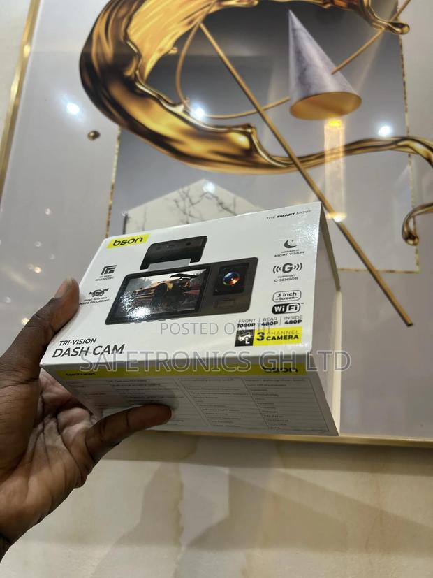 Smart Tr-Vision Black Bson Dash Cam Premium __ · Photo 2