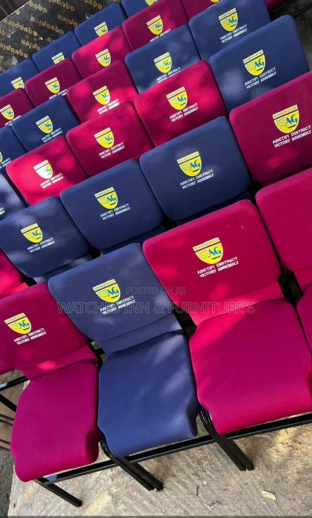Quality Embroidery Customized Auditorium/ Church Chair · Photo 3